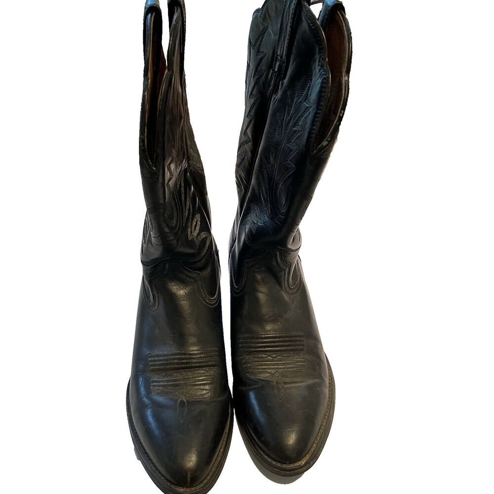 Ariat Heritage 10001037 Womens Black 8B Round Toe Western Cowgirl Dance Boots